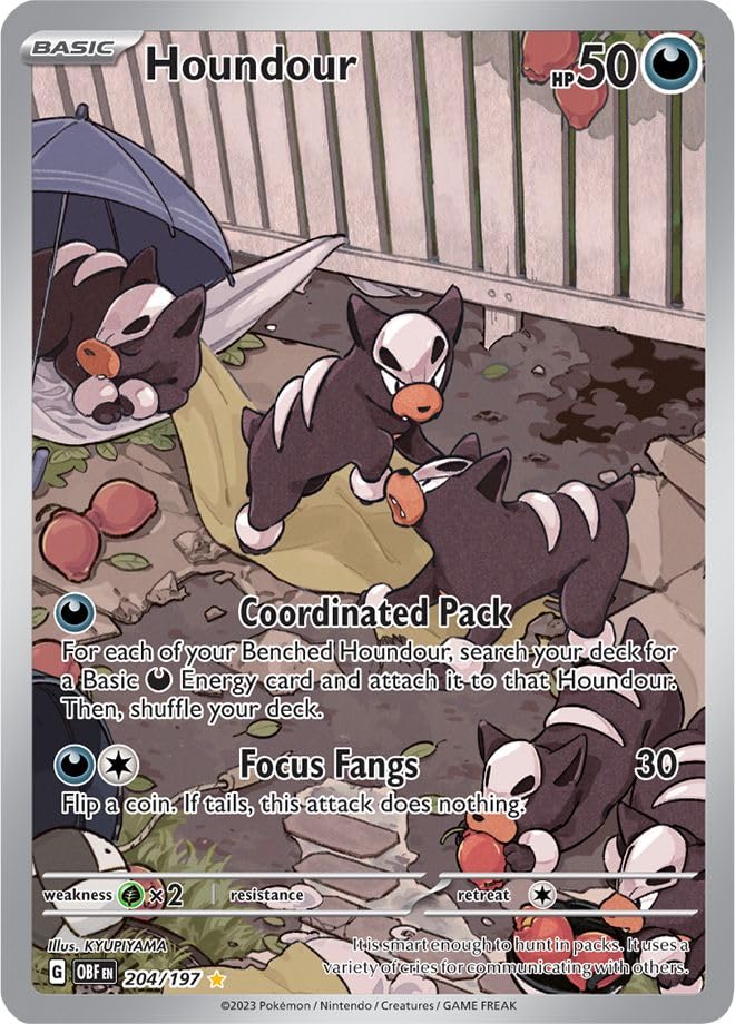 Houndour 204/197 Illustration Rare