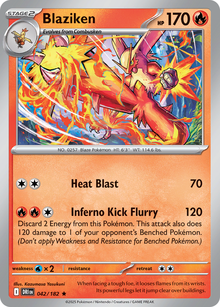 Blaziken Holo 042/182