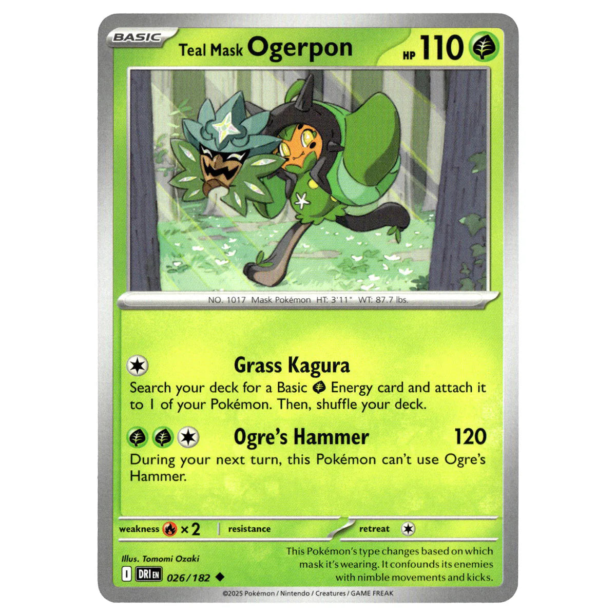 Teal Mask Ogerpon 026/182