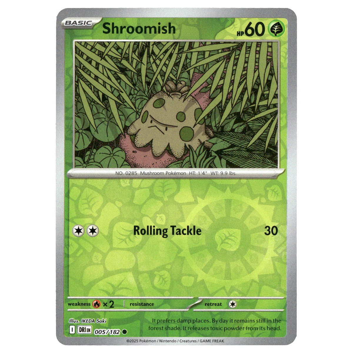 Shroomish Reverse Holo 005/182