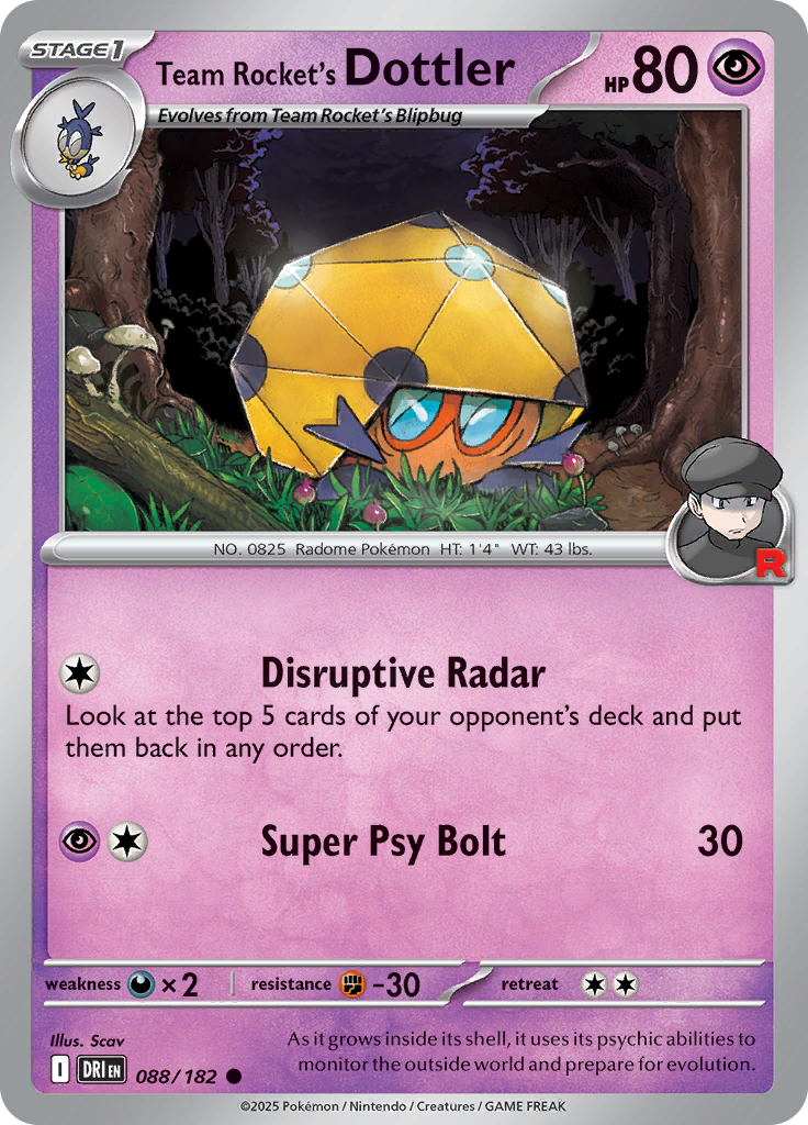 Team Rockets Dottler 088/182