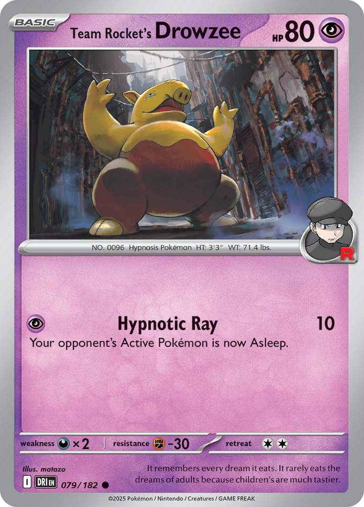 Team Rocket's Drowse 079/182