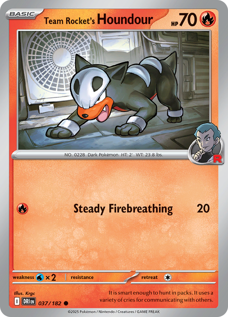 Team Rockets Houndour 037/182
