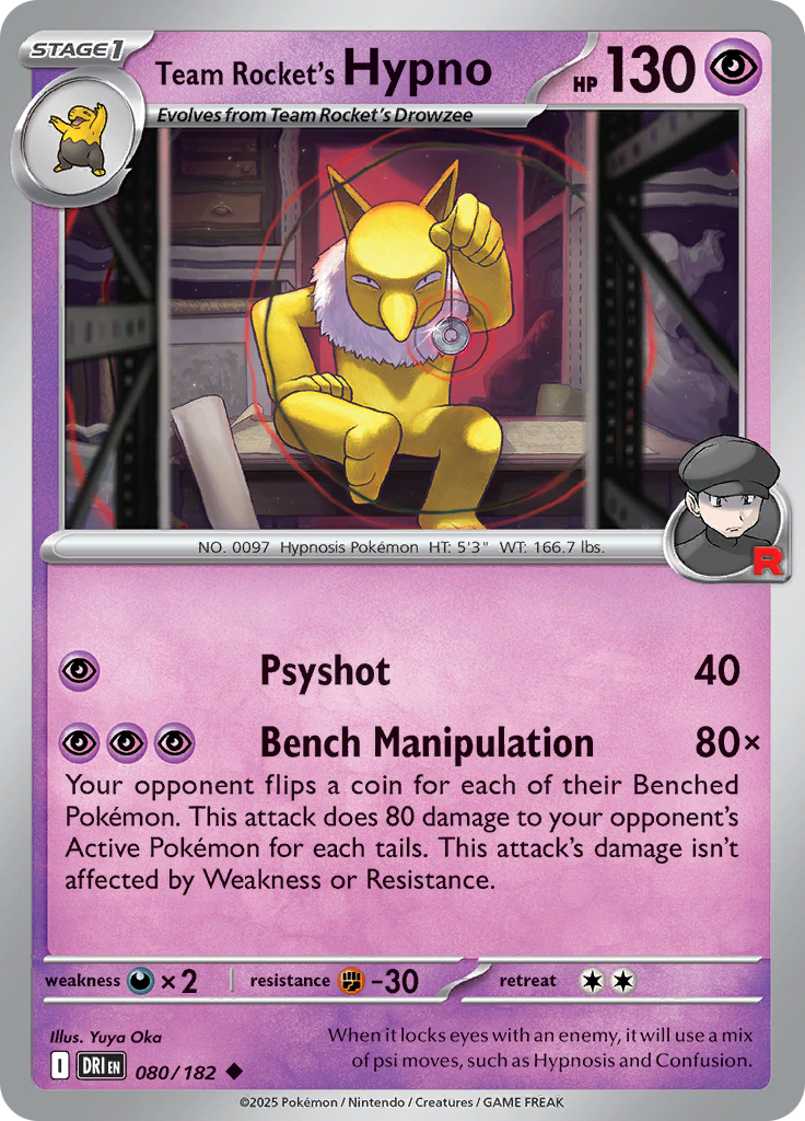 Team Rockets Hypno 080/182