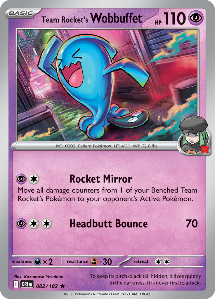 Team Rockets Wobbuffet Holo